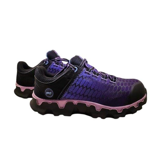 Timberland PRO Women's 9M Work Shoes Purple ESD Anti-Fatigue Slip Resistant NWOB - Picture 3 of 9